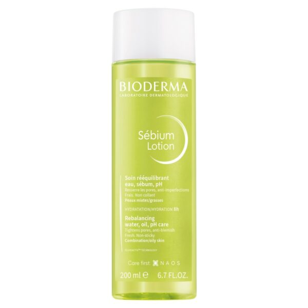 Bioderma Sébium Lotion Booster wzmacniający pielęgnację dla skóry mieszanej i tłustej 200 ml