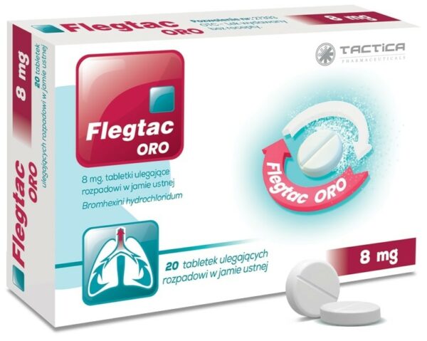 FLEGTAC ORO 8MG*20 TABL.ULEG.ROZP.