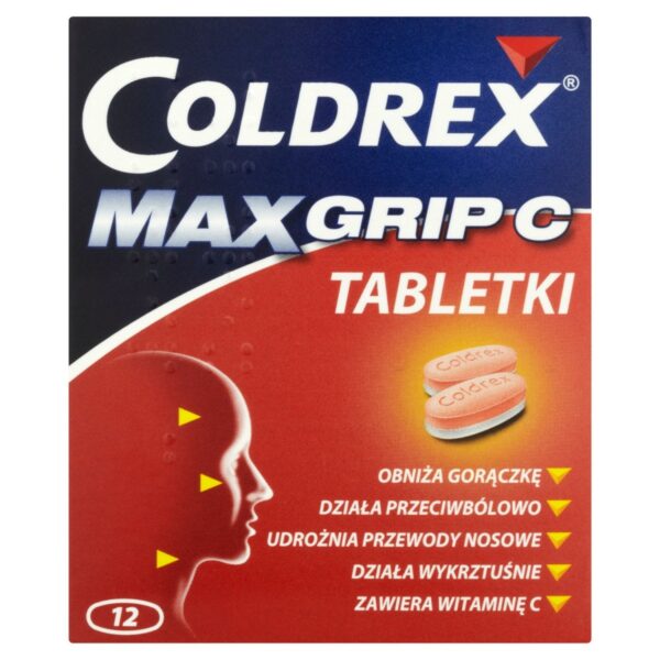 Coldrex MaxGrip C Tabletki 12 tabletek