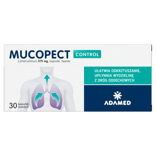 Mucopect Control Carbocisteinum 375 mg 30 sztuk