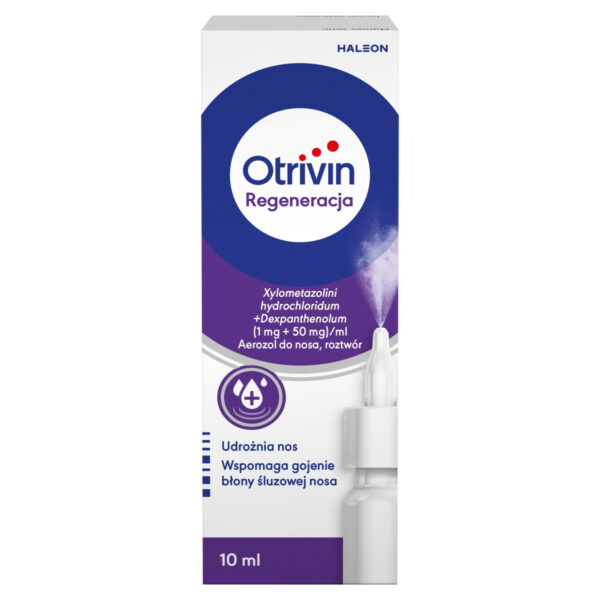 Otrivin 1 mg + 50 mg Aerozol do nosa regeneracja 10 ml