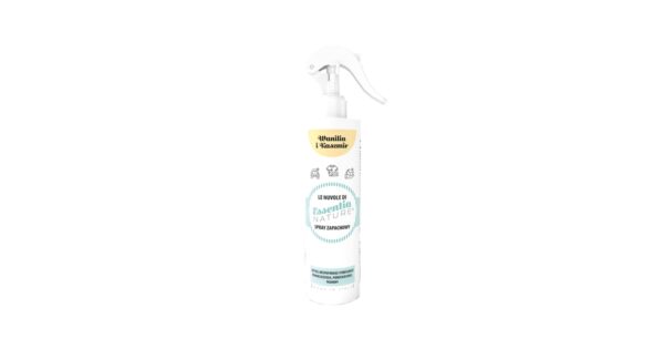 Odświeżacz w spray'u do tkanin i wnętrz, Wanilia i Kaszmir, 250 ml