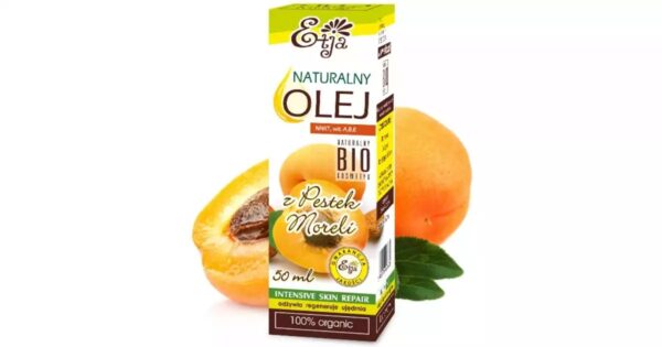 Naturalny olej z pestek moreli, 50 ml