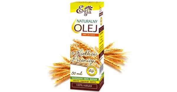 Naturalny olej z kiełków pszenicy, 50 ml