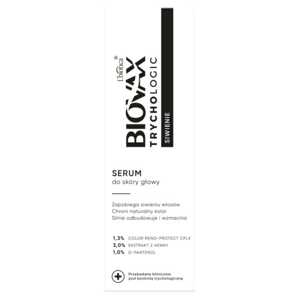 Biovax Trychologic serum do skóry głowy siwienie, 50 ml