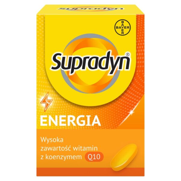 Supradyn Energia Suplement diety tabletki powlekane smak owocowy 38,46 g (30 x 1,282 g)