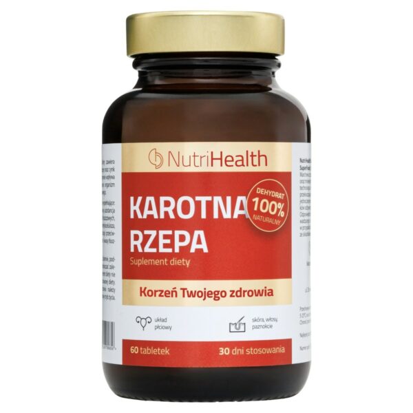 NutriHealth Suplement diety karotna rzepa 60 sztuk