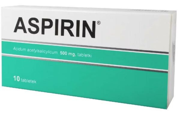 Aspirin 500 mg 10 tabletek (Import, Inpharm, Litwa)