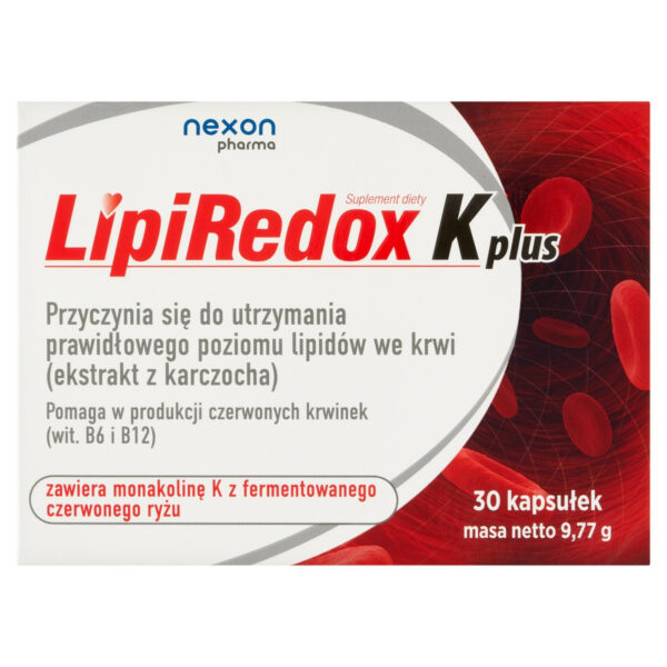 Lipiredox K plus Suplement diety 9,77 g (30 sztuk)