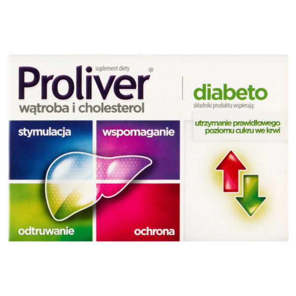 Proliver diabeto Suplement diety 30 sztuk