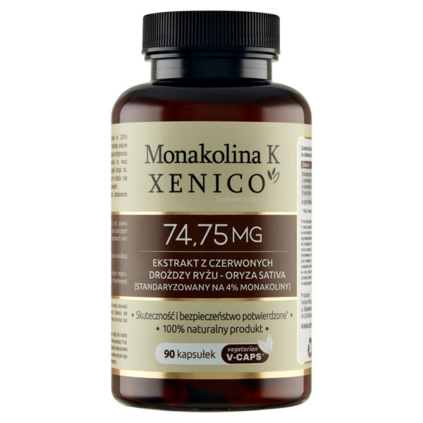 Xenico Suplement diety monakolina K 74,75 mg 37,8 g (90 x 420 mg)