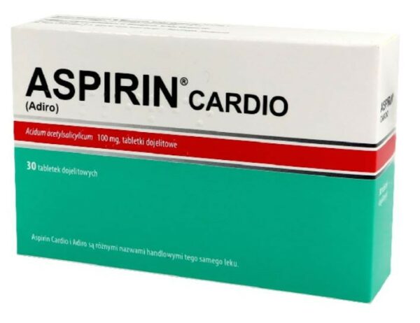 Aspirin Cardio 30 tabletek dojelitowych