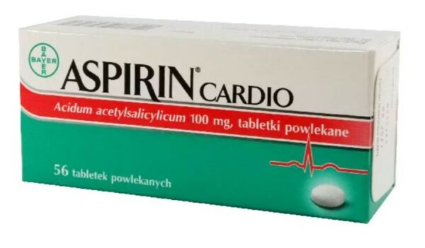 Aspirin Cardio 100mg 56 tabletek powlekanych