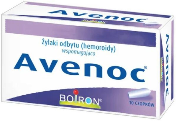 Avenoc czopki doodbytnicze 10 sztuk