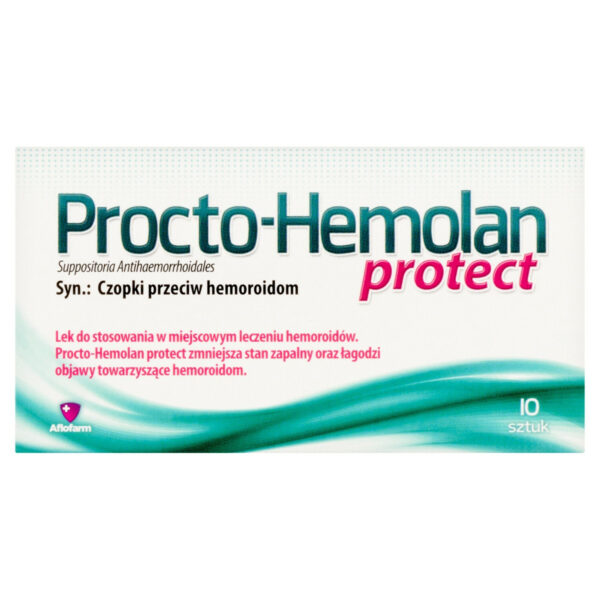 Procto-Hemolan Protect Czopki przeciw hemoroidom 10 sztuk