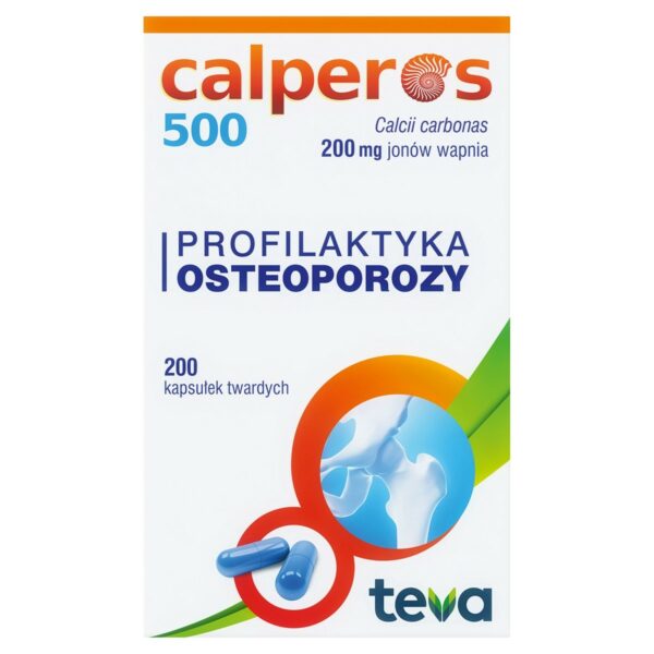 Calperos 500 Kapsułki twarde 200 sztuk