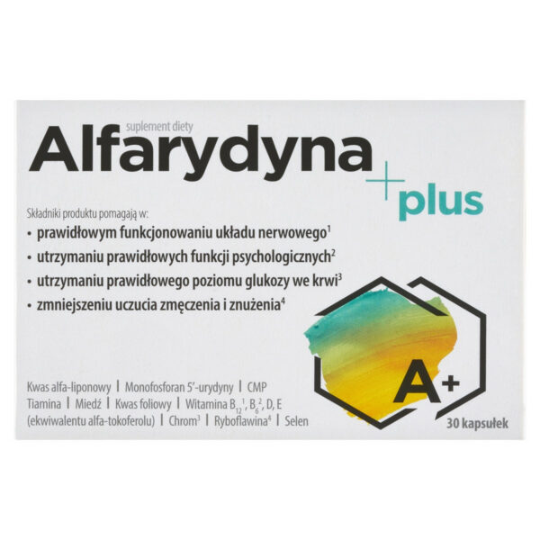 Alfarydyna plus Suplement diety 30 sztuk