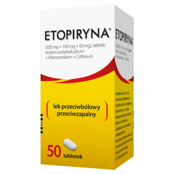 Etopiryna (300mg + 50mg + 100mg) x 50 tabl.