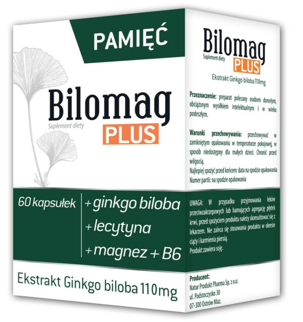 Bilomag Plus 60 kapsułek