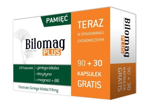 Bilomag Plus 120 kapsułek