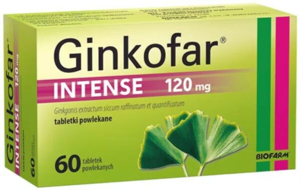 Ginkofar Intense 120 mg 60 tabletek