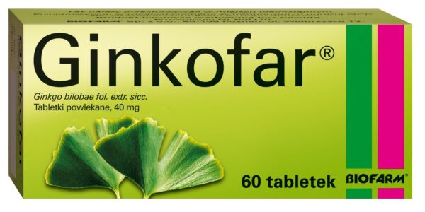 Ginkofar 40 mg 60 tabletek