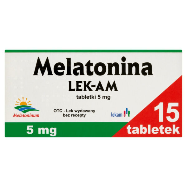 Melatonina LEK-AM 5 mg Tabletki 15 sztuk