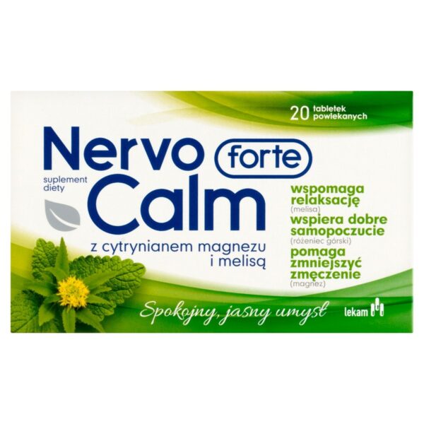 NervoCalm Forte Suplement diety 15 g (20 x 750 mg)