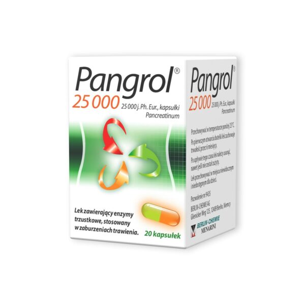 Pangrol 25000 20 kapsułek