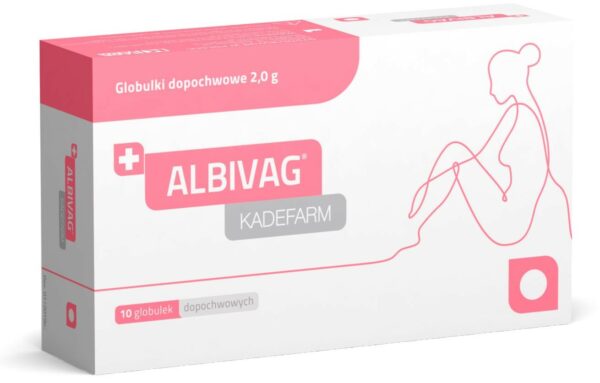 Albivag Kadefarm 2 g Globulki dopochwowe 10 sztuk