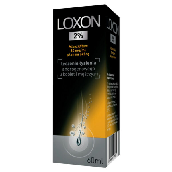 Loxon płyn do stosowania na skórę głowy 2% x spray 60 ml