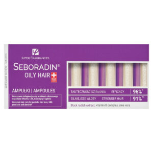 Seboradin Oily Hair Ampułki wypadanie włosów 77 ml (14 x 5,5 ml)