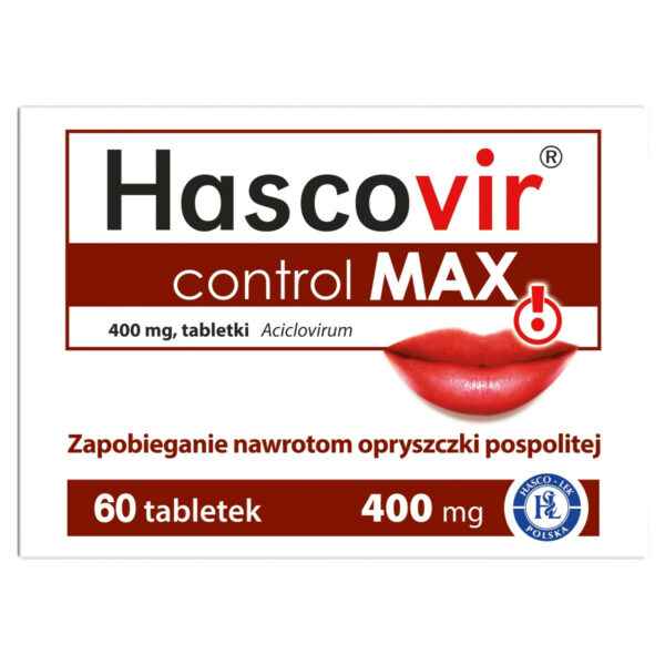 Hascovir Control Max 400 mg Tabletki  60 sztuk