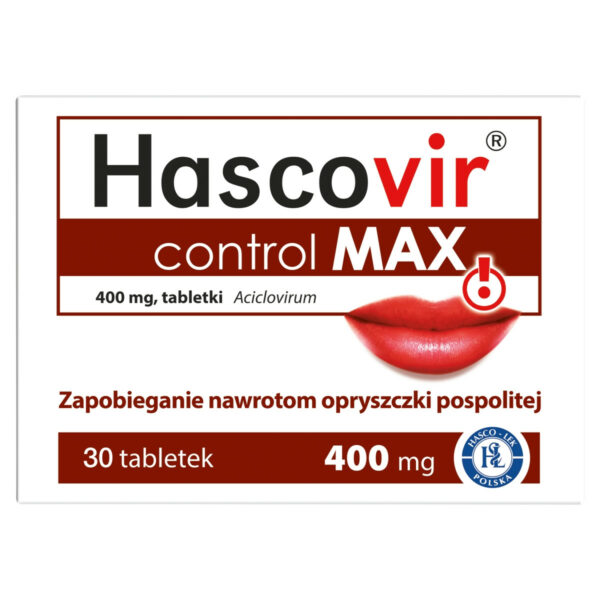 Hascovir Control Max 400 mg Tabletki 30 sztuk