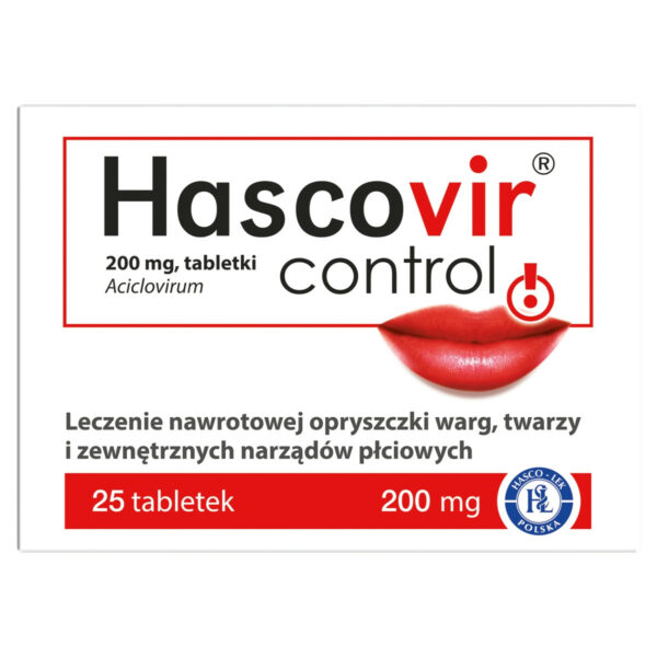 Hascovir Control 200 mg Tabletki 25 sztuk