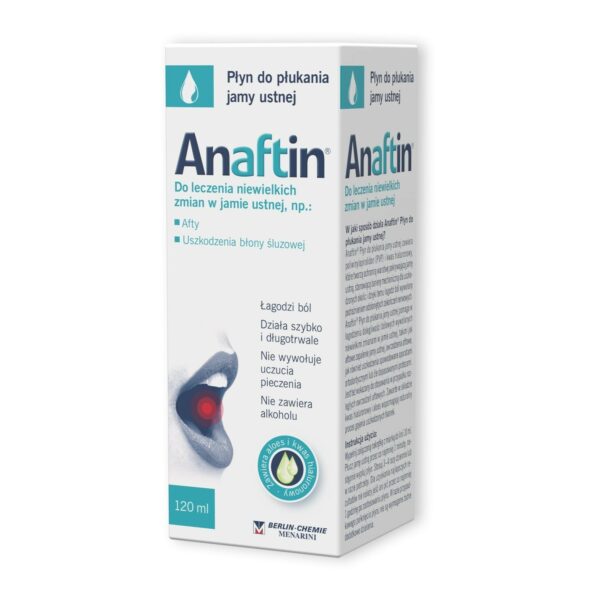 ANAFTIN Płyn do płukania jamy ustnej 120 ml