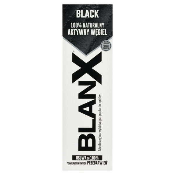 BlanX Black Nieabrazyjna wybielająca pasta do zębów 75 ml