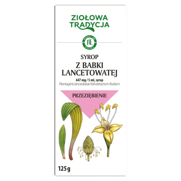 Ziołowa Tradycja 647 mg/5 ml Syrop z babki lancetowatej 125 g