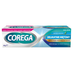 Corega Krem mocujący do protez zębowych delikatnie miętowy 40 g