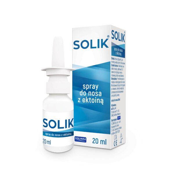 SOLIK spray do nosa z ektoiną 20 ml