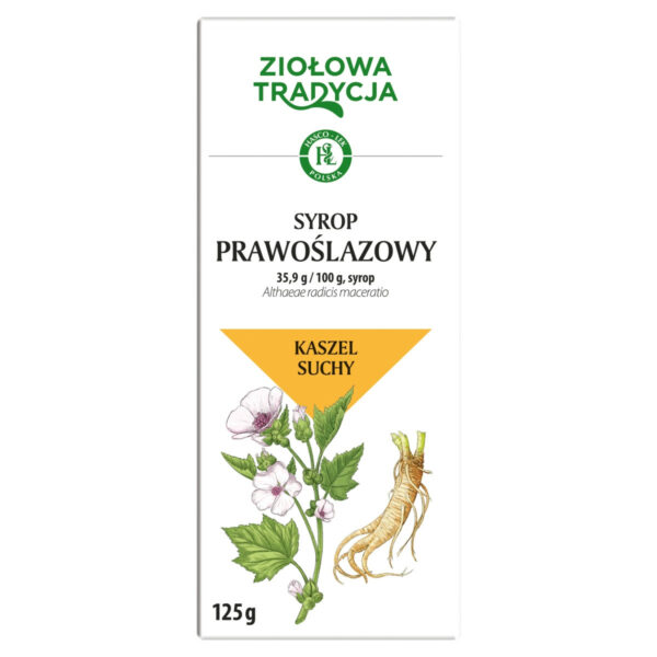 Ziołowa Tradycja 35,9 g/100 g Syrop prawoślazowy 125 g