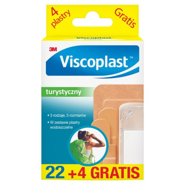 Viscoplast Turystyczny zestaw plastrów 26 sztuk