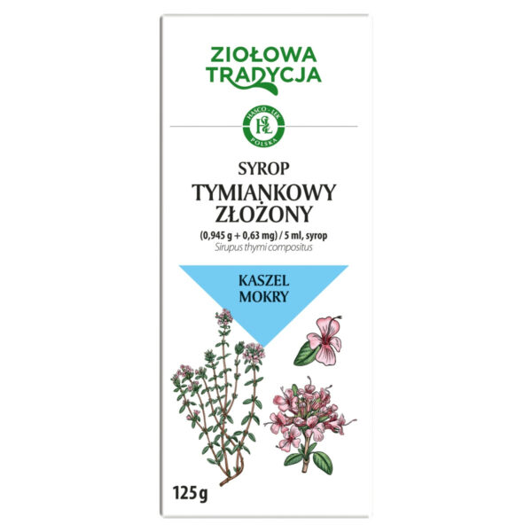 Ziołowa Tradycja (0,945 g + 0,63 mg) / 5 ml Syrop tymiankowy złożony 125 g