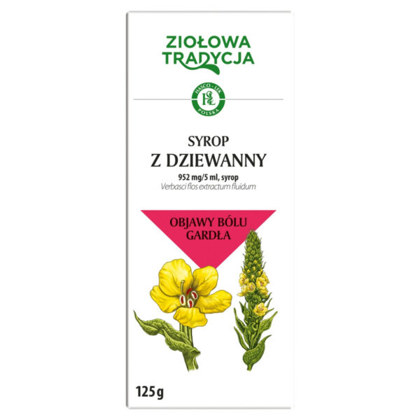 Ziołowa Tradycja 952 mg/5 ml Syrop z dziewanny 125 g