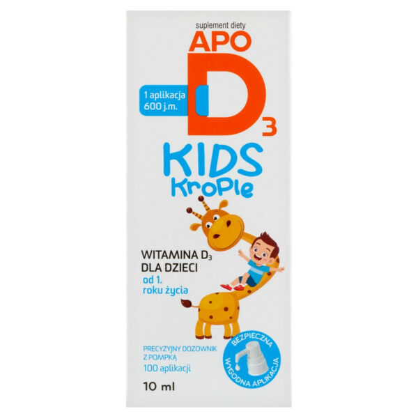 ApoD₃ Kids 600 j.m. Suplement diety krople 10 ml