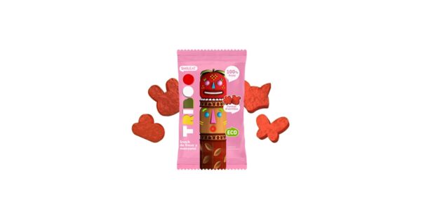 BIO Jabłkowo-truskawkowe żelki bez dodatku cukru, Sminolas, 25 g