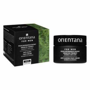 For Men, Przeciwzmarszczkowy krem do twarzy bambus i żeń-szeń, 50 ml