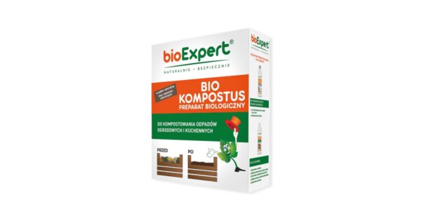 BIO Kompostus, Preparat biologiczny do kompostowania odpadów, 500 g