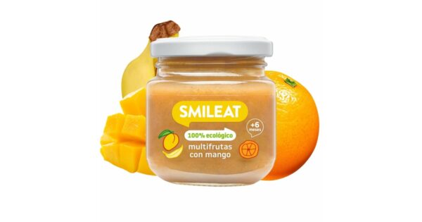 BIO Wieloowocowy z mango, ekologiczny deserek w słoiczku, 130 g