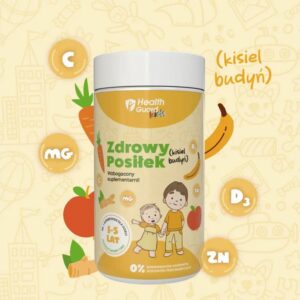 Naturalny kisiel/budyń wspierający rozwój i odporność dzieci, 500 g